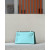 Hermes Kelly Pochette Swift Rouge H (55) Palladium Hardware Blue