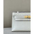 Hermes Kelly Pochette Ostrich Granny (K6) Gold Hardware White