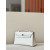 Hermes Kelly Pochette Ostrich Gris Agate (82) Gold Hardware White