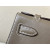 Hermes Kelly Pochette Ostrich Gris Agate (82) Palladium Hardware Dark Brown