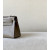 Hermes Kelly Pochette Ostrich Gris Agate (82) Palladium Hardware Dark Brown