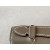 Hermes Kelly Pochette Ostrich Gris Agate (82) Palladium Hardware Dark Brown