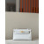 Hermes Kelly Pochette Ostrich Gris Tourterelle (81) Gold Hardware White