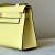 Hermes Kelly Pochette Ostrich Jaune Amber (9D) Gold Hardware Yellow