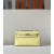Hermes Kelly Pochette Swift Biscuit (4B) Palladium Hardware Yellow