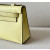 Hermes Kelly Pochette Swift Biscuit (4B) Palladium Hardware Yellow