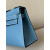 Hermes Kelly Pochette Ostrich Rouge Sellier (0G) Gold Hardware Blue