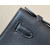 Hermes Kelly Pochette Ostrich Vermillon (5E) Palladium Hardware Black