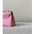 Hermes Kelly Pochette Epsom Rouge Casaque (Q5) Palladium Hardware Pink