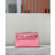 Hermes Kelly Pochette Epsom Vert Amande (63) Palladium Hardware Pink
