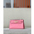 Hermes Kelly Pochette Epsom Vert Amande (63) Palladium Hardware Pink