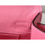 Hermes Kelly Pochette Epsom Vert Amande (63) Palladium Hardware Pink