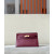 Hermes Kelly Pochette Epsom Vert Criquet (3I) Gold Hardware Burgundy Red