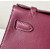 Hermes Kelly Pochette Epsom Vert Criquet (3I) Gold Hardware Burgundy Red