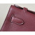Hermes Kelly Pochette Ostrich Vert Criquet (3I) Gold Hardware Burgundy Red