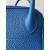 Hermes Lindy Mini Swift Blue du Nord (P3) Gold Hardware Dark Blue
