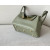 Hermes Lindy Mini Swift Jaune Poussin (1Z) Palladium Hardware Olive Green