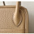 Hermes Lindy 26 Clemence Paradise (2T) Palladium Hardware Brown
