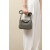 Hermes Lindy 26 Clemence Clemence Bleu Lin (J7) Palladium Hardware Elephant Grey