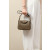 Hermes Lindy Mini Clemence Biscuit (4B) Palladium Hardware Elephant Grey
