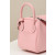 Hermes Lindy Mini Clemence Gris Asphalte (M8) Palladium Hardware Pink