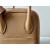 Hermes Lindy Mini Clemence Nior (89) Gold Hardware Brown