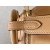 Hermes Lindy Mini Clemence Nior (89) Gold Hardware Brown