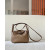 Hermes Lindy Mini Clemence New Bleu Jean (D2) Palladium Hardware Brown