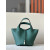 Hermes Picotin Lock 18 Clemence Zellige(I7) Palladium Hardware Dark Green
