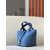 Hermes Picotin Lock 18 Clemence and Ostrich Chai (0M) and Vanille(Y1) Palladium Hardware Blue