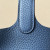 Hermes Picotin Lock 18 Clemence and Ostrich Gris Meyer(0L) and Vanille(Y1) Palladium Hardware Blue
