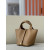 Hermes Picotin Lock 18 Clemence and Ostrich Gris Meyer(0L) Gold Hardware Brown