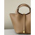 Hermes Picotin Lock 18 Clemence and Ostrich Gris Meyer(0L) Gold Hardware Brown
