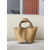 Hermes Picotin Lock HSS 18 Clemence Gris Perle(80) and Rose eLipstick(U5) Palladium Hardware Brown
