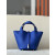 Hermes Picotin Lock 18 Clemence and Ostrich Limoncello(0Y) Palladium Hardware Blue
