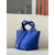 Hermes Picotin Lock 18 Clemence and Ostrich Limoncello(0Y) Palladium Hardware Blue