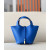 Hermes Picotin Lock 18 Clemence and Matt Alligator Gri Elephant(8C)Palladium Hardware Blue