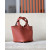 Hermes Picotin Lock 18 Clemence Bleu Nuit(2Z) Gold Hardware Red