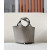 Hermes Picotin Lock 18 Clemence Bordeaux(57) Palladium Hardware Elephant Grey