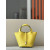 Hermes Picotin Lock 18 Clemence and Matt Alligator Rose eLipstick(U5)Gold Hardware Yellow