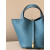 Hermes Picotin Lock 18 Clemence Gris Ciment(I2) Palladium Hardware Blue