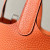 Hermes Picotin Lock 18 Clemence Feu(9J) Palladium Hardware Orange
