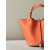 Hermes Picotin Lock 18 Clemence Feu(9J) Palladium Hardware Orange