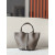 Hermes Picotin Lock 22 Clemence Craie(10) Palladium Hardware Elephant Grey