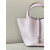 Hermes Picotin Lock 22 Clemence Gris Asphalte(M8) Gold Hardware Light Pink