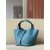 Hermes Picotin Lock 18 Clemence Trench(S2) Palladium Hardware Blue