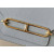 Hermes Roulis Mini Evercolor Jaune Amber (9D) Gold Hardware Blue