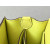 Hermes Roulis Mini Evercolor Gris Misty (H0) Palladium Hardware White and Yellow