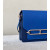 Hermes Roulis Mini Evercolor Mauve Pale (09) Palladium Hardware Dark Blue