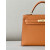Hermes Kelly Pochette Swift Chai (0M) Gold Hardware Orange